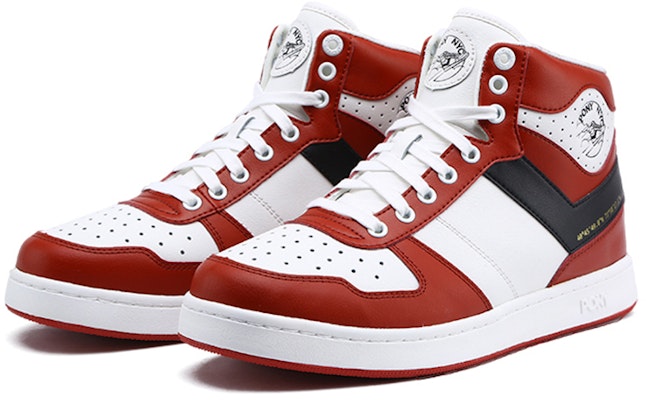 PONY High Top Retro Basketball 'White Red' 83M1CW01KR Lookbook PONY High Top Retro Basketball 'White Red' 83M1CW01KR