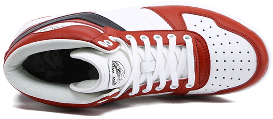 PONY High Top Retro Basketball 'White Red' 83M1CW01KR Shop PONY High Top Retro Basketball 'White Red' 83M1CW01KR