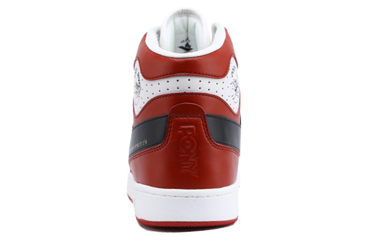 Purchase PONY High Top Retro Basketball ''Blanc Rouge'' 83M1CW01KR