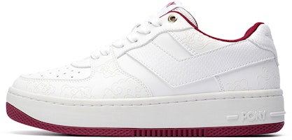 PONY Lighting Low 'Cloud Pattern White Vermilion' 241U1LT08RD PONY Lighting Low 'Cloud Pattern White Vermilion' 241U1LT08RD