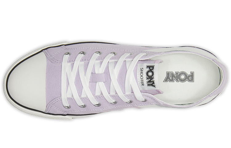 PONY Low-Casual Canvas Shoes Pink/Purple 圖 3