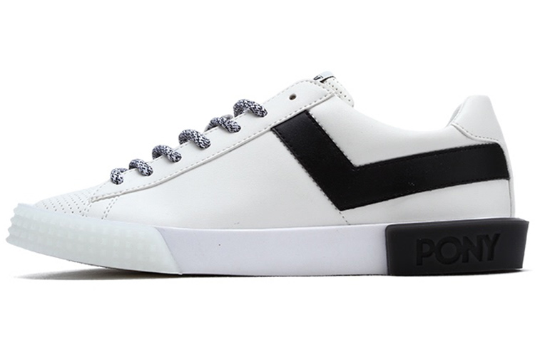 PONY Low-Top Casual Sneaker 'Black White'