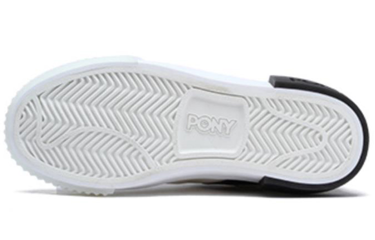 PONY Low-Top Casual Sneaker 'Black White' 圖 5