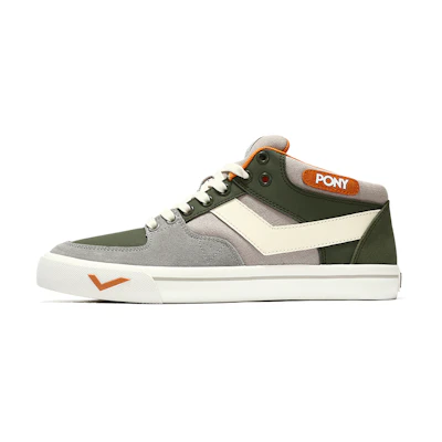 PONY Low-Top Skate Shoes 'Grey Green'