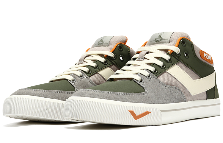 PONY Low-Top Skate Shoes 'Grey Green' 圖 3
