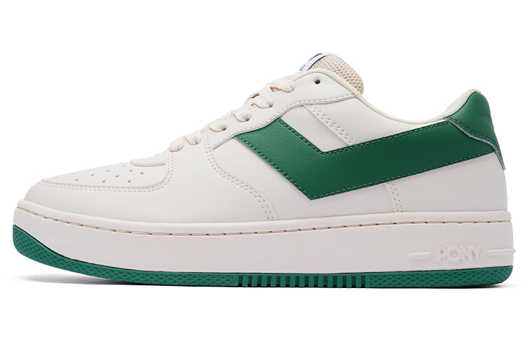 PONY Low-Top 'White Green' 'Lightning Casual'