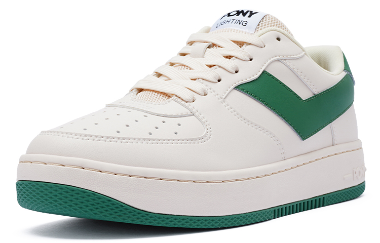 PONY Low-Top 'White Green' 'Lightning Casual' 圖 2