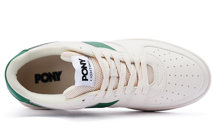 PONY Low-Top 'White Green' 'Lightning Casual' 圖 3