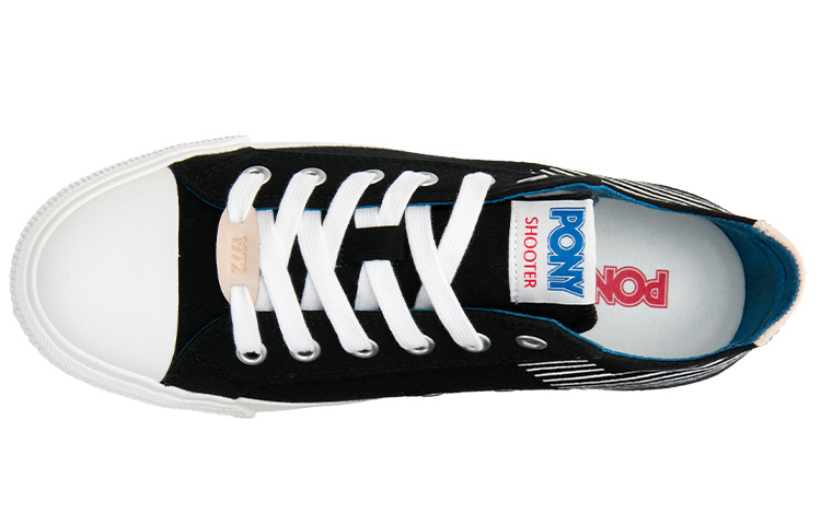PONY Low-Top Canvas Shoe Black 圖 4