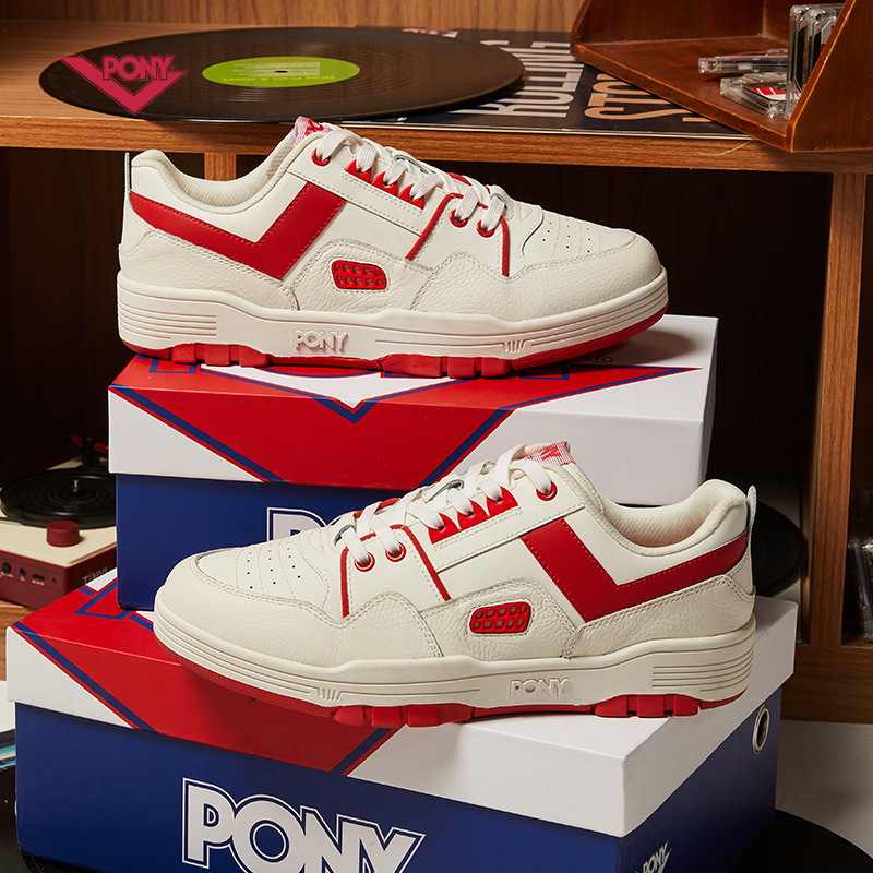 Sizing PONY M100 'Retro Beige Red' 241U1M101RD