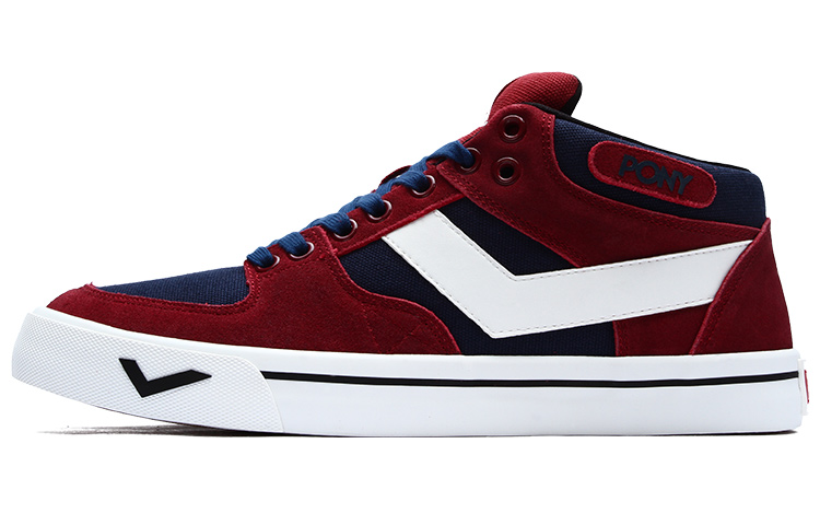 PONY Mid Top 'Burgundy' 93M1AT01WD