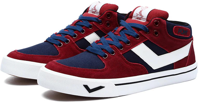 PONY Mid Top ''Bordeaux'' 93M1AT01WD Lookbook PONY Mid Top ''Bordeaux'' 93M1AT01WD