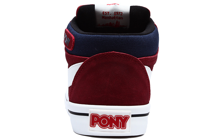 Purchase PONY Mid Top ''Bordeaux'' 93M1AT01WD