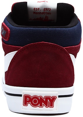 PONY Mid Top 'Burgundy' 93M1AT01WD Purchase PONY Mid Top 'Burgundy' 93M1AT01WD