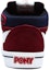Purchase PONY Kasut Mid Top 'Burgundy' 93M1AT01WD