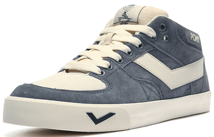 Order PONY 潮流時尚休閒 防滑 中幫 板鞋 男款 鐵灰