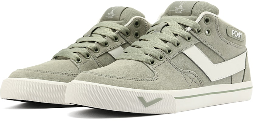 PONY Sepatu Skate Mid Top 'Abu-Abu Hijau' 11M1AT08GG Lookbook PONY Sepatu Skate Mid Top 'Abu-Abu Hijau' 11M1AT08GG