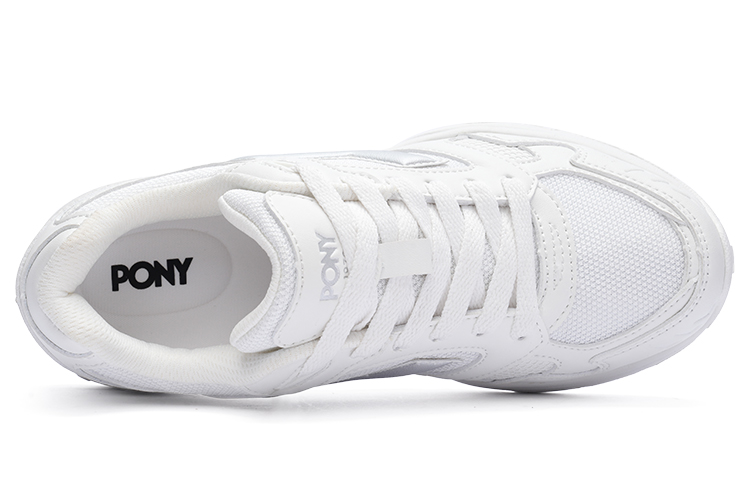 Lookbook PONY MJ-72 立體包覆 舒適柔彈減震防滑 低筒 休閒跑步鞋 男女同款 白色