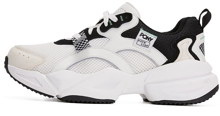 포니 NS501 로우 '레트로 화이트 블랙' 231U1NS01RW Buy 포니 NS501 로우 '레트로 화이트 블랙' 231U1NS01RW