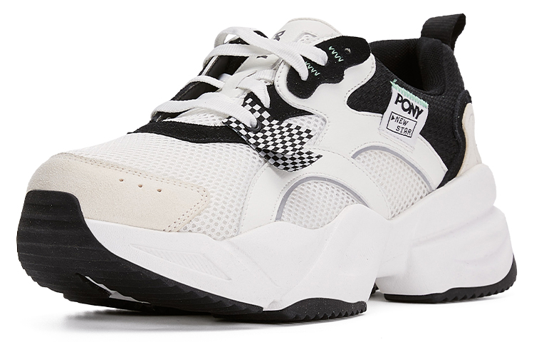 Order PONY NS501 增高厚底復古 低幫 老爹鞋 男女同款 白黑