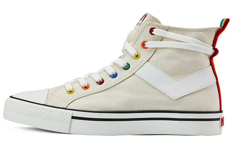 PONY Retro 'Versatile High-Top and Low-Top White Canvas' 13U1SH07BE