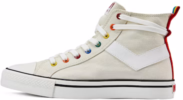 PONY Retro 'Versatile High-Top and Low-Top White Canvas' 13U1SH07BE PONY Retro 'Versatile High-Top and Low-Top White Canvas' 13U1SH07BE