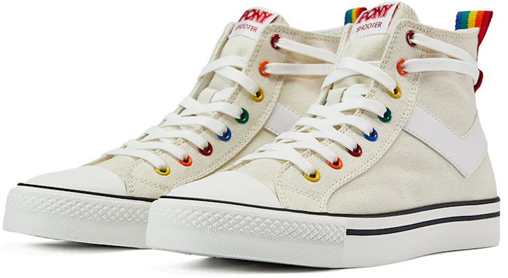 PONY Retro 'Serbaguna Putih High-Top dan Low-Top Kanvas' 13U1SH07BE Lookbook PONY Retro 'Serbaguna Putih High-Top dan Low-Top Kanvas' 13U1SH07BE