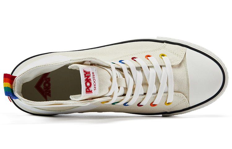 Shop PONY Retro 'Serbaguna Putih High-Top dan Low-Top Kanvas' 13U1SH07BE
