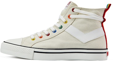 PONY Retro 'Versatile High-Top and Low-Top White Canvas' 13U1SH07BE PONY Retro 'Versatile High-Top and Low-Top White Canvas' 13U1SH07BE