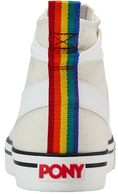 PONY Retro 'Versatile High-Top and Low-Top White Canvas' 13U1SH07BE Purchase PONY Retro 'Versatile High-Top and Low-Top White Canvas' 13U1SH07BE
