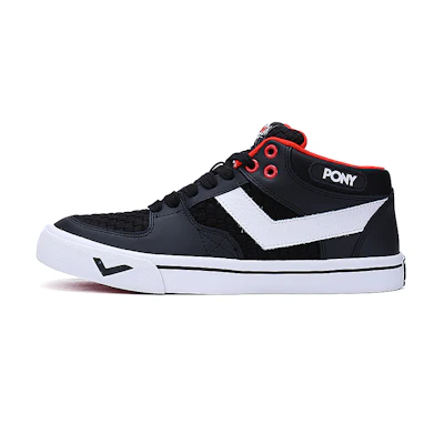 PONY Retro Casual Skateboarding Shoe 'Black'