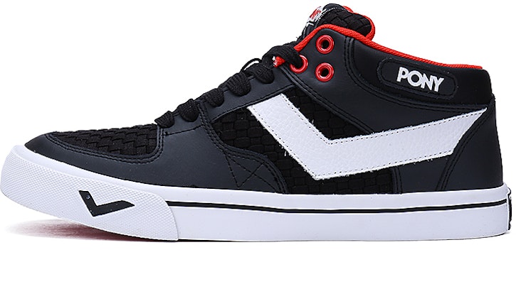 PONY Retro Casual Skateboarding Shoe 'Black' 93M1AT03BK Buy PONY Retro Casual Skateboarding Shoe 'Black' 93M1AT03BK