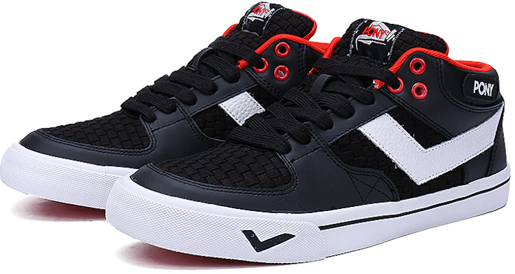 PONY Retro Casual Skateboard-Schuh ''Schwarz'' 93M1AT03BK Order PONY Retro Casual Skateboard-Schuh ''Schwarz'' 93M1AT03BK