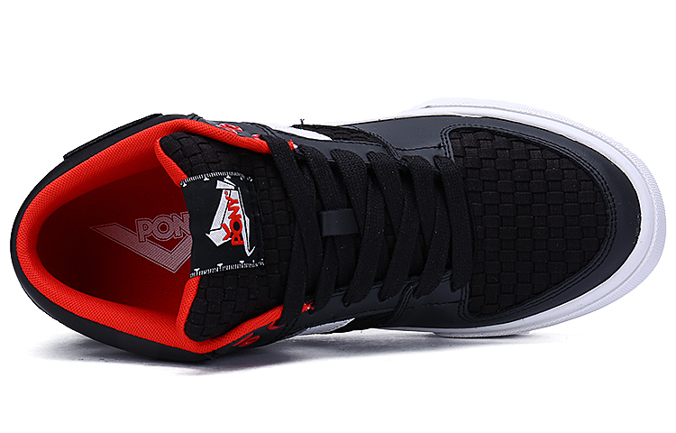 Lookbook PONY Retro Casual Skateboard-Schuh ''Schwarz'' 93M1AT03BK