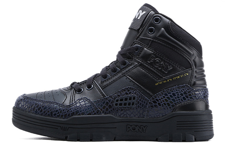 PONY Retro High-Top 'Black' 83M1M101BK