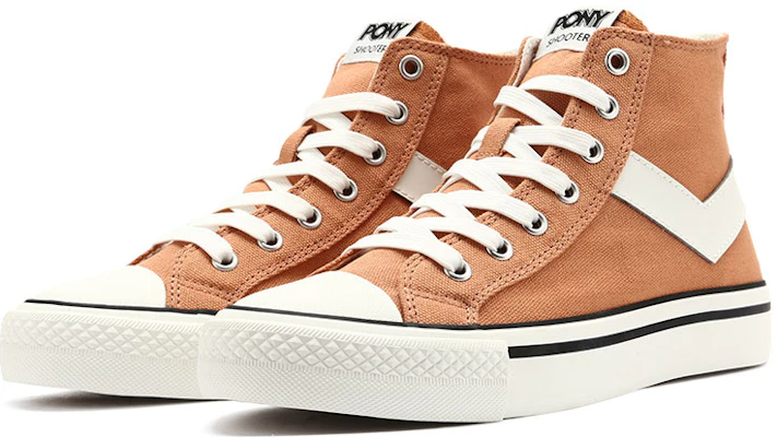 PONY Retro High-Top Canvas ''Rosa Arancione'' 11M1SH21AN Lookbook PONY Retro High-Top Canvas ''Rosa Arancione'' 11M1SH21AN