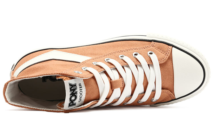 Shop PONY Retro High-Top Canvas ''Rosa Arancione'' 11M1SH21AN