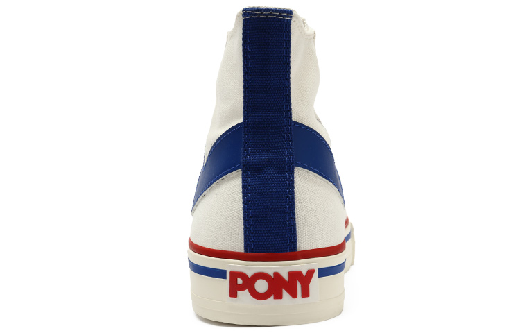 Purchase PONY Retro High-Top Canvas ''Bianco Blu Rosso'' 12M1SH31RW