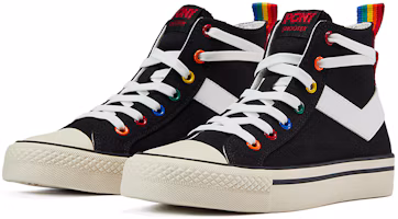 Lookbook 포니 레트로 하이탑 캔버스 블랙 (Pony Retro Hightop Canvas Black) 13U1SH07BK