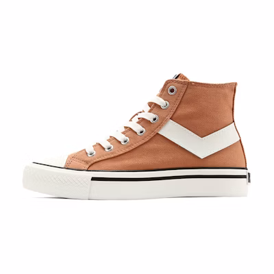 PONY Retro High-Top Canvas 'Pink Orange'