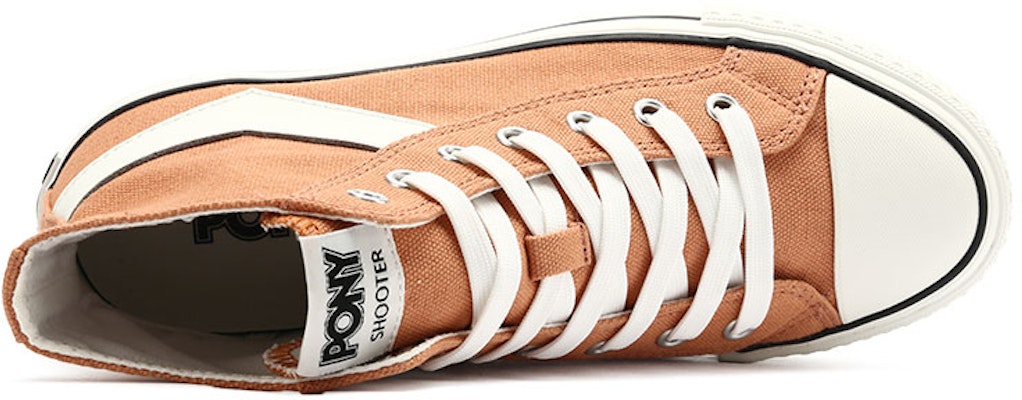 PONY Retro High-Top Canvas 'Pink Orange' 11M1SH21AN Shop PONY Retro High-Top Canvas 'Pink Orange' 11M1SH21AN