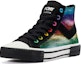 Order PONY Retro Kasut Kanvas Bertapak Tinggi 'Shimmering Rainbow' 04U1SH06MO