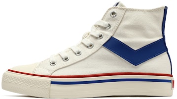 PONY Retro High-Top Canvas 'White Blue Red' 12M1SH31RW PONY Retro High-Top Canvas 'White Blue Red' 12M1SH31RW