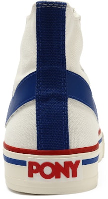 PONY Retro High-Top Canvas 'White Blue Red' 12M1SH31RW Purchase PONY Retro High-Top Canvas 'White Blue Red' 12M1SH31RW