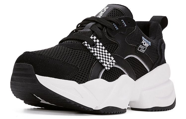 Order PONY Retro Low-Top 'Plataforma Negra' 231U1NS01BK