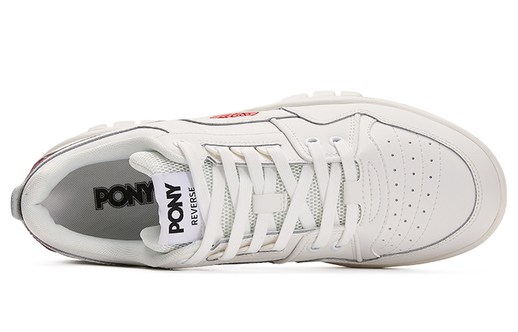 Lookbook PONY 反轉系列 休閒百搭 板鞋 男女同款 白紅款