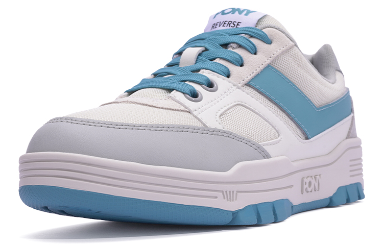 Order PONY REVERSE N 休閒百搭舒適 板鞋 男女同款 灰藍