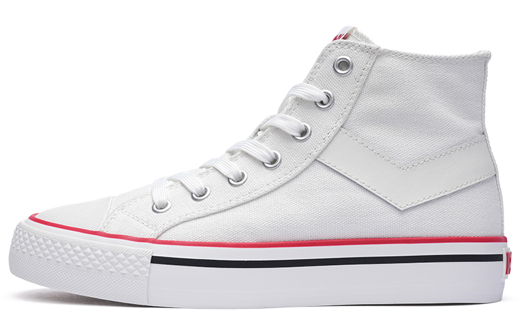 PONY Shooter 'White Canvas High-Top' 242U1SH04RD