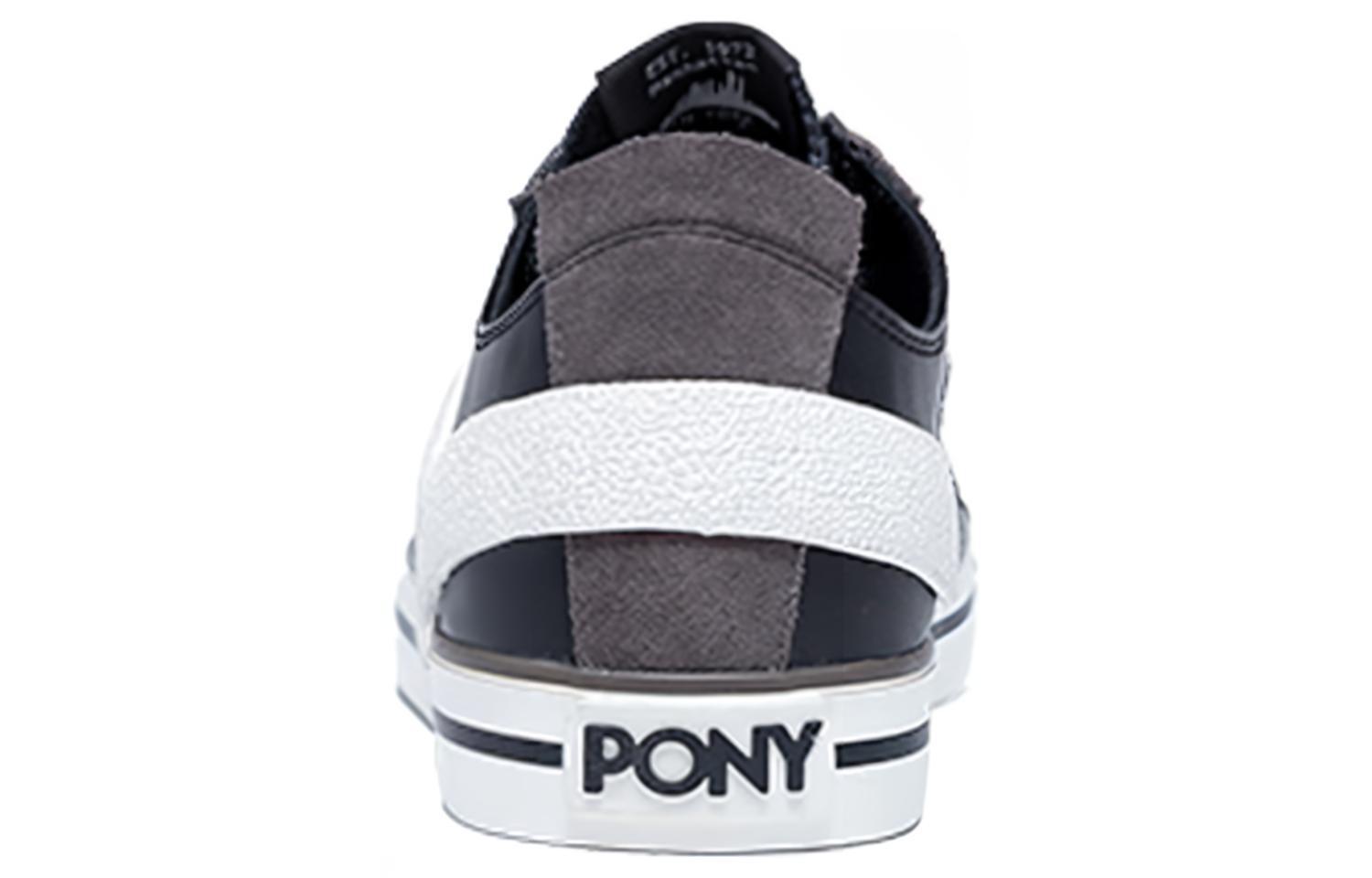 Lookbook PONY 射手帆布鞋 '黑灰色' 92M1SH05BK