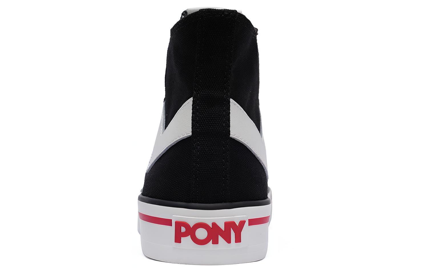 Shop PONY Shooter 高帮运动鞋‘黑色’ 242U1SH04BK